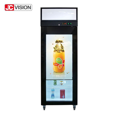 JCVISION 42 дверь протягиванная дюймами Адвокатуры LCD дисплея холодильника цифров рекламируя монитор