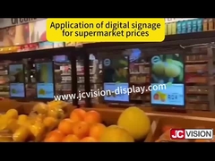 10.1-дюймовый цифровой знак с двойным экраном, двойной экранный дисплей электронного ценового ярлыка продукта, цифровой символ