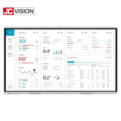 Касание взаимодействующее Whiteboard цифров Whiteboard 4K класса JCVISION воспитательное Multi