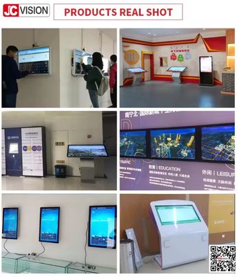 JCvision Indoor Digital Signage Displays 8 ГБ/16 ГБ емкость жесткого диска и поддержка голосовых команд