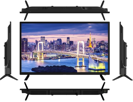 JCVision 75-дюймовый Smart TV на базе Android 12.0, яркость 300 кд/м², 56 языков интерфейса