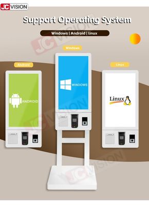 15.6 21.5 24 32 дюймов Внутренний пол Стоящий самообслуживание Платежные киоски Терминал Самообслуживание Кассовый киоск Поставщик машины