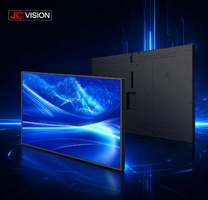 JCVision 43-Inch Indoor Digital Signage Display – E-LED Backlit, Wide Viewing Angle, Wall Mount Light Box for Retail & Hospitality (HD-352C)