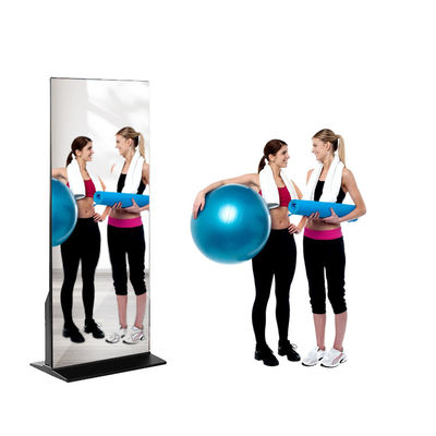 Домашний спортзал виртуальное 3D 32&quot; 43&quot; экран касания умного зеркала тренировки взаимодействующий