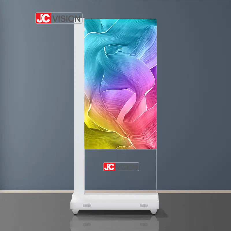 Jcvision 55 Inch Touch Digital Signage Прозрачный Олед Система Android Windows
