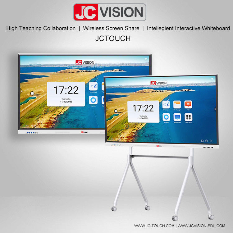 JCvision Indoor Digital Signage Displays 8 ГБ/16 ГБ емкость жесткого диска и поддержка голосовых команд
