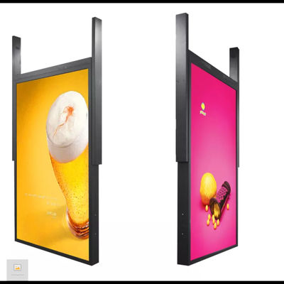 дисплей смертной казни через повешение Signage цифров окна 49inch двойной бортовой рекламируя