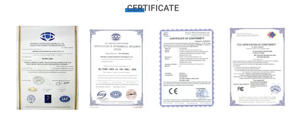 Китай Shenzhen Junction Interactive Technology Co., Ltd. Сертификаты